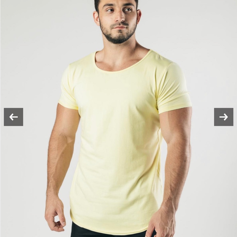 NWT Alphalete Large essentials scoop neck - lemonade